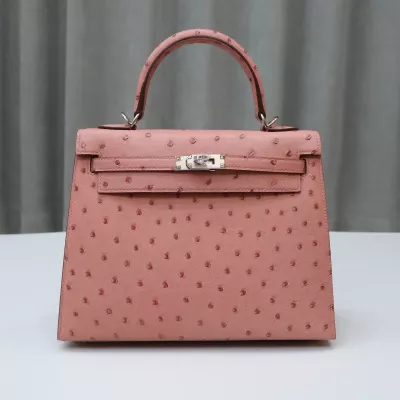 Terre Cuite Ostrich Kelly25 with PHW