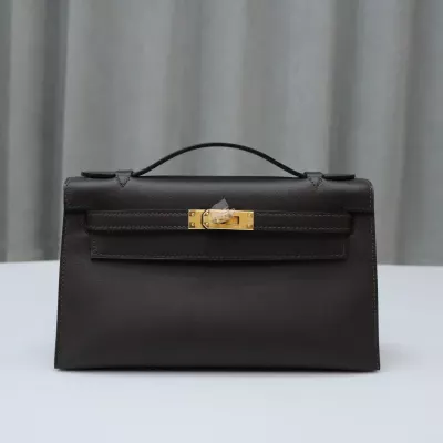 46 Ebene swift kelly pochette with ghw