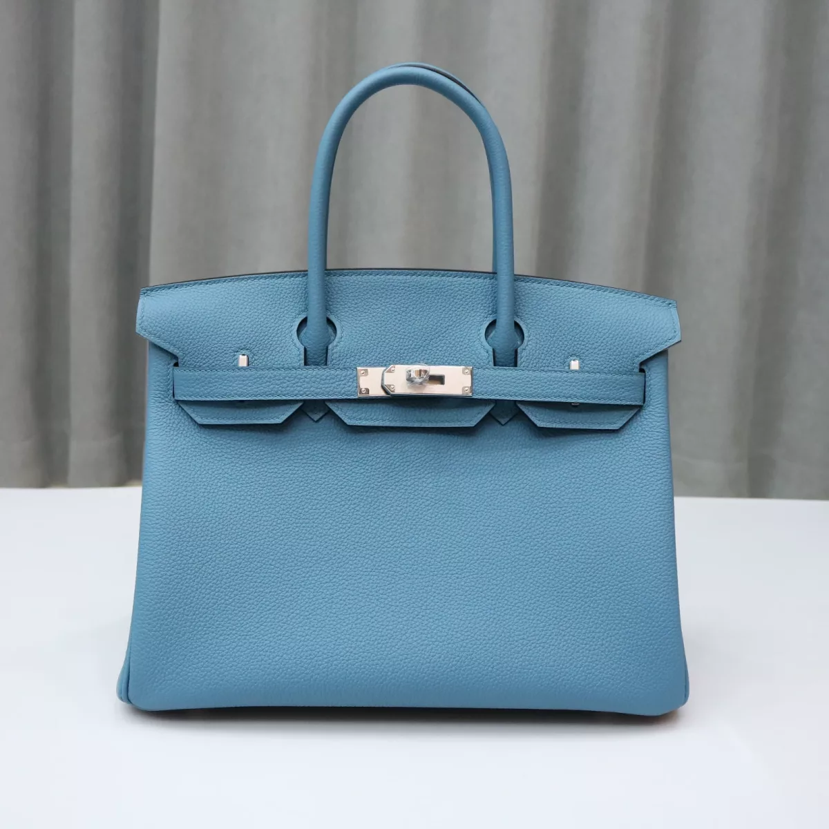【Sepcial Order Tonal stitching】75 BIeu Jean Togo birkin 30 with PHW