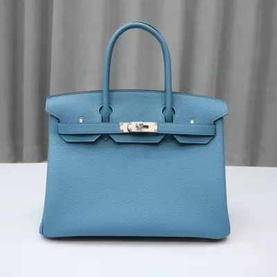 【Sepcial Order Tonal stitching】75 BIeu Jean Togo birkin 30 with PHW