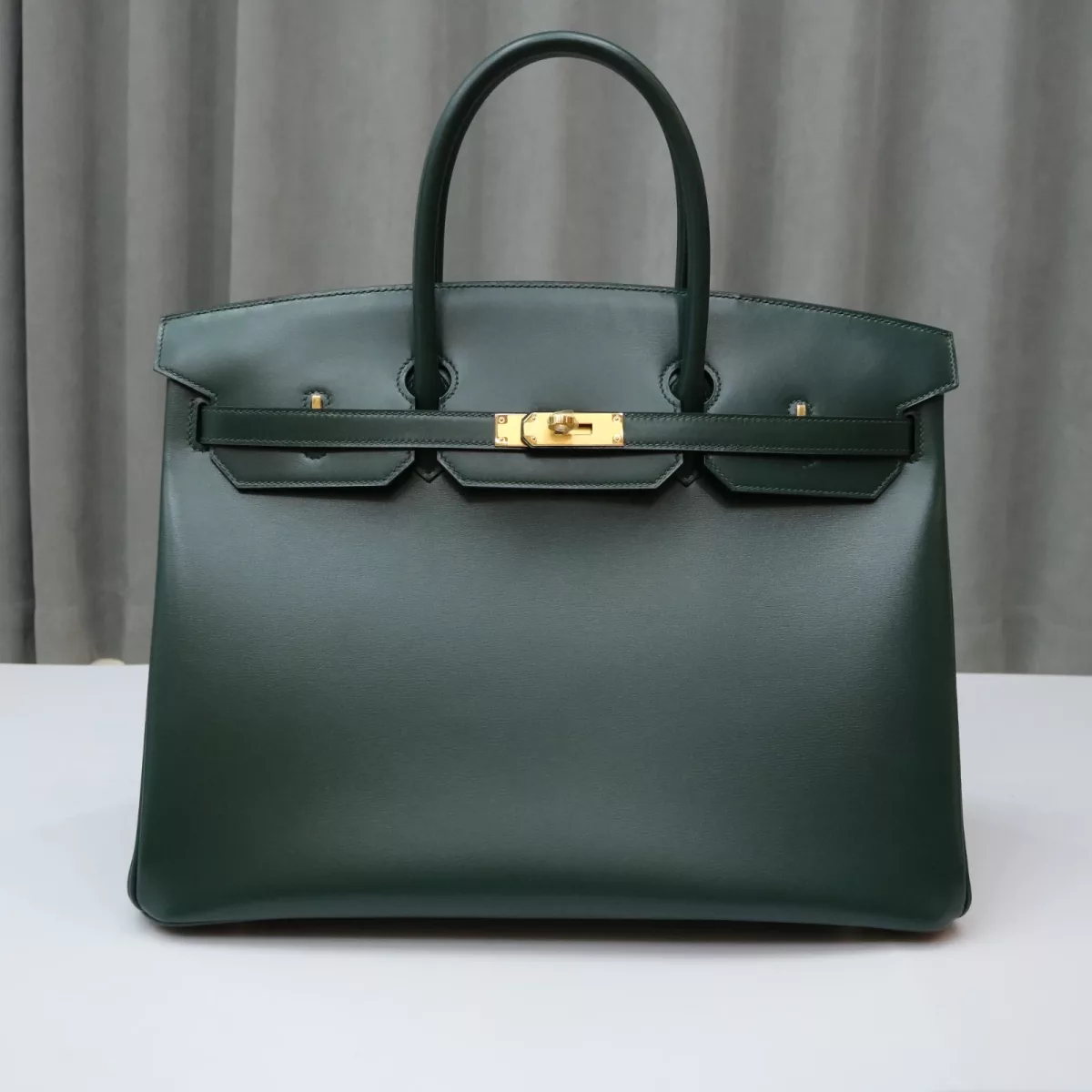67 Vert Fonce box Birkin 40 with ghw