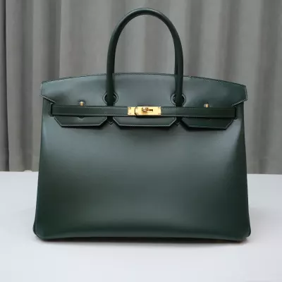 67 Vert Fonce box Birkin 40 with ghw