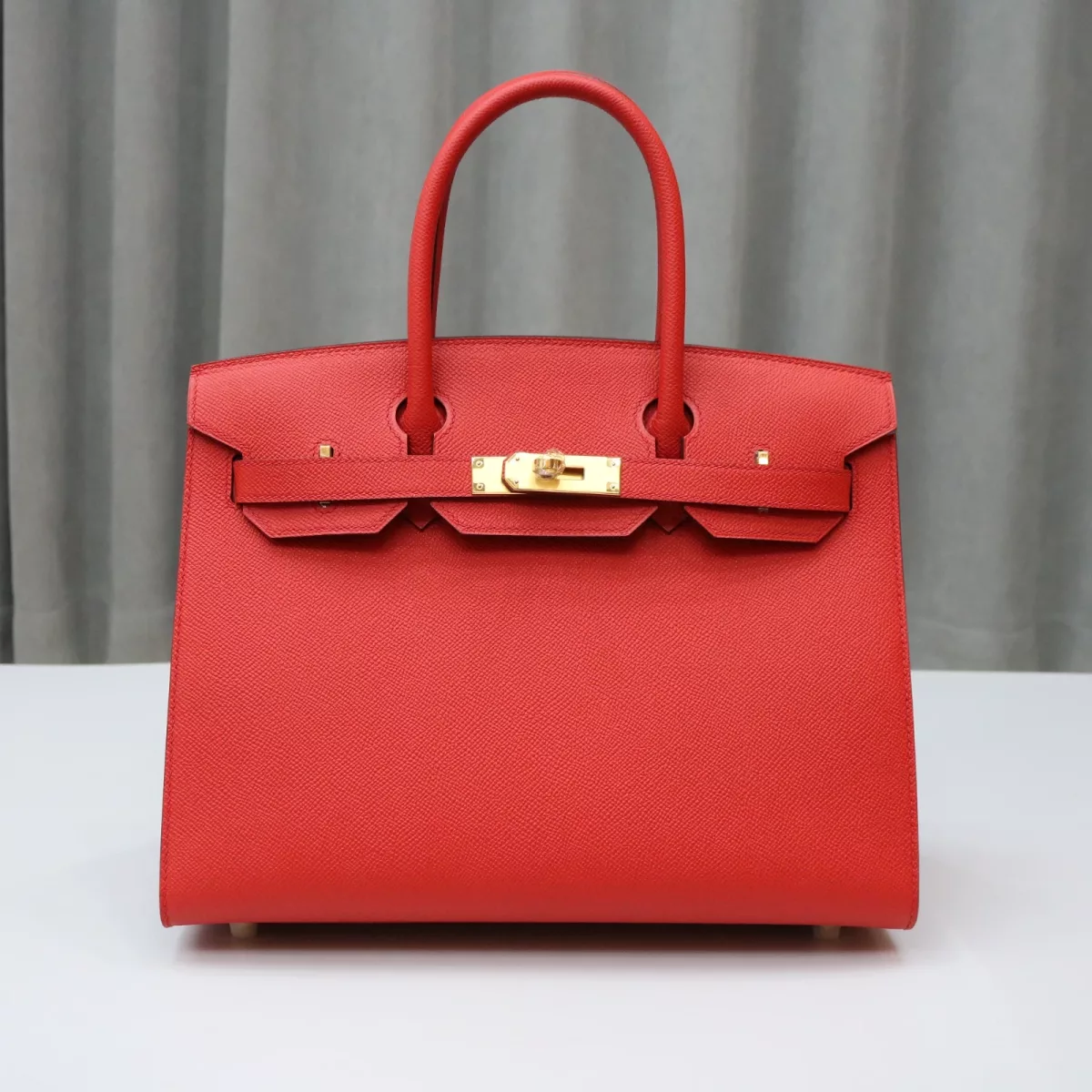 S3 Rouge Coeur Epsom sellier birkin 30 with ghw