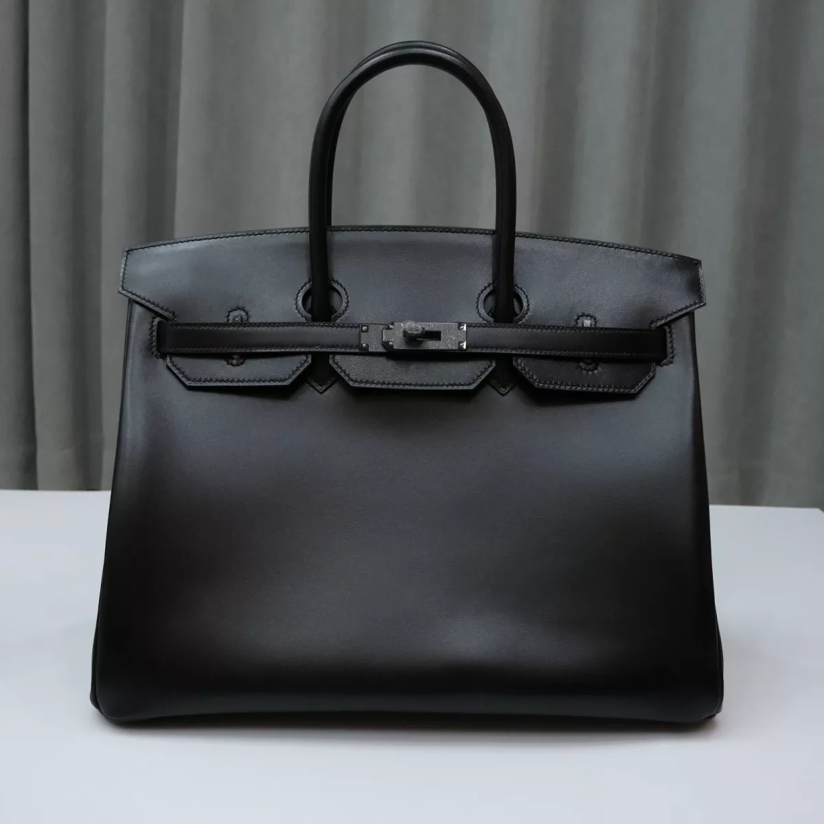 CK89 Nior Box Calf Birkin 35 So Black