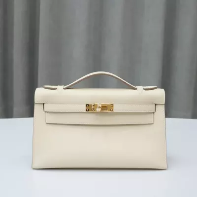 C10 Craie swift kelly pochette with ghw