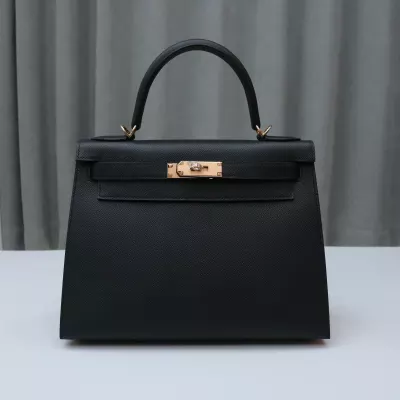 CK89 Nior epsom and Rouge Coeur interior kelly 28 sellier with rose GHW