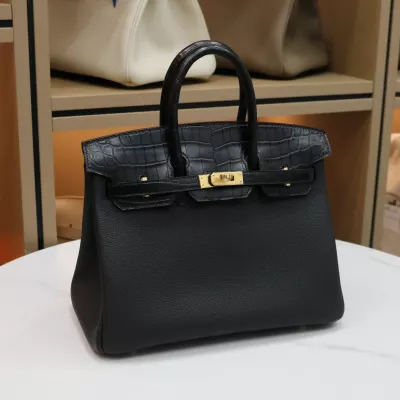 CK89 Nior Togo & Matt nilo Crocodile Birkin 25 Touch GHW