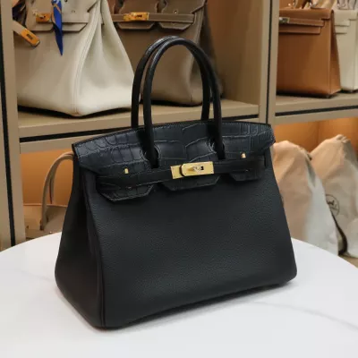 CK89 Nior Togo & Matt nilo Crocodile Birkin 30 Touch GHW
