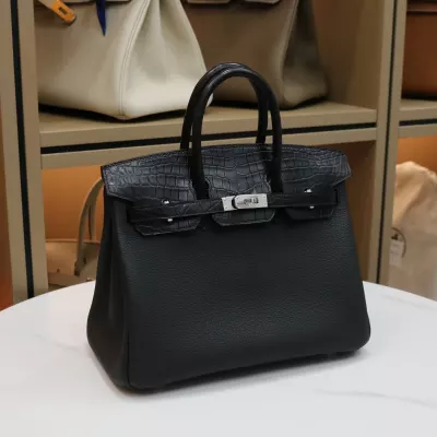CK89 Nior Togo & Matt nilo Crocodile Birkin 25 Touch PHW