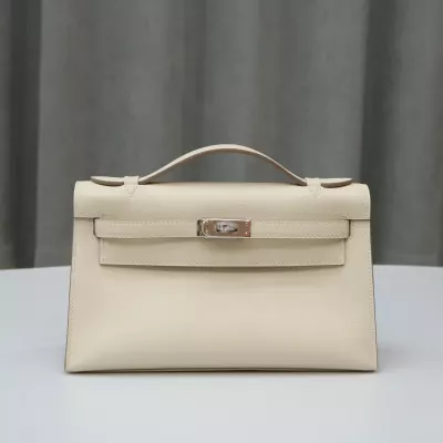 C10 Craie swift kelly pochette with phw