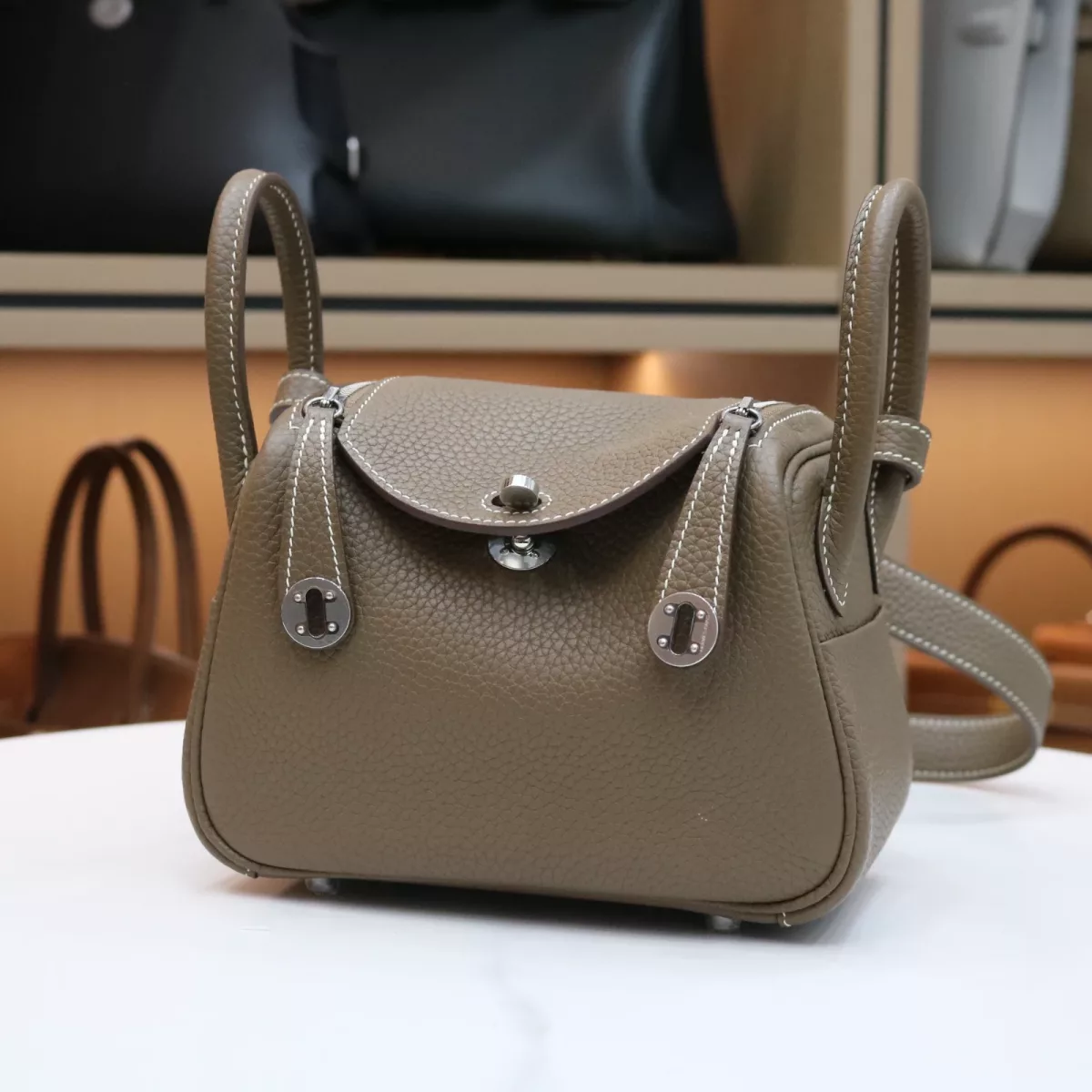 Ck18 Etoupe Clemence Lindy Mini PHW