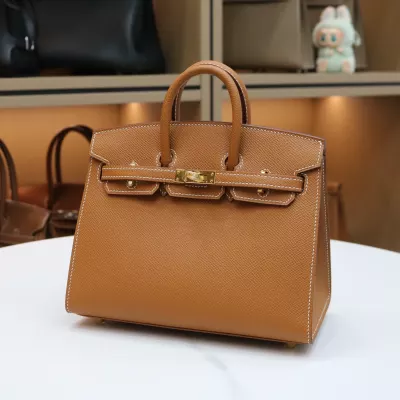 C37 GOLD epsom birkin 20 sellier with Ghw